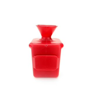 Straight top lube bucket