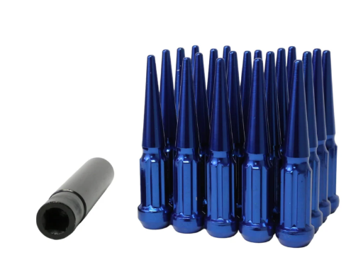 Spike Lug Nuts 12x1.5 Blue