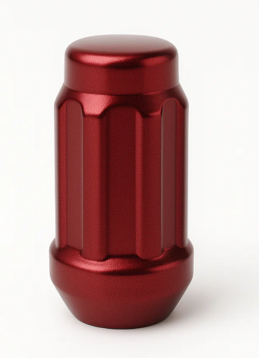 6 Spline Tuner Lug Nut | 12x1.5 Red