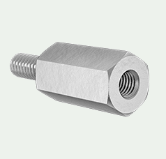 Threaded steel adapter fitting