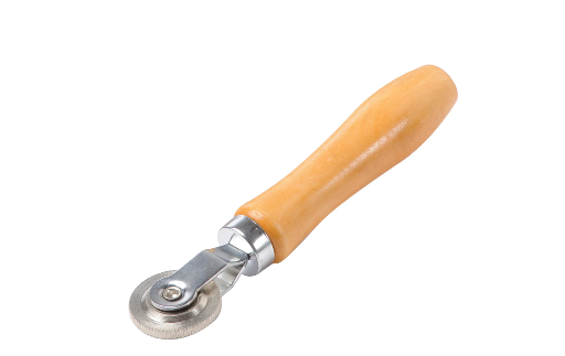 Wood handle ball bearing seam rolle