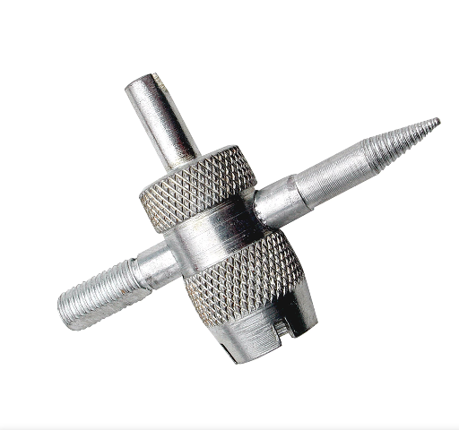 4-Way Tire Valve Stem Core Remover